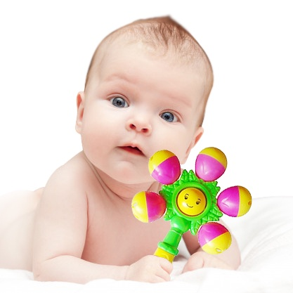 Đồ chơi sơ sinh xúc xắc các loại quả antona no.196 cho bé tự chơi và phát triến vận động linh hoạt