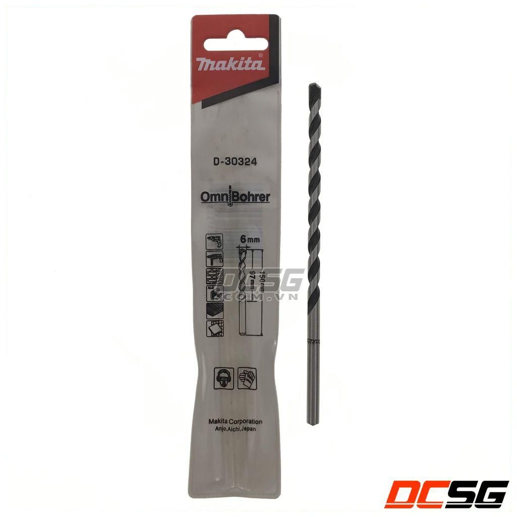 Mũi khoan đa năng đuôi tròn 6.0mm makita d-30324