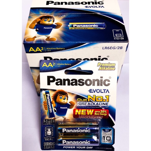 Hộp 12 đôi pin aa panasonic evolta