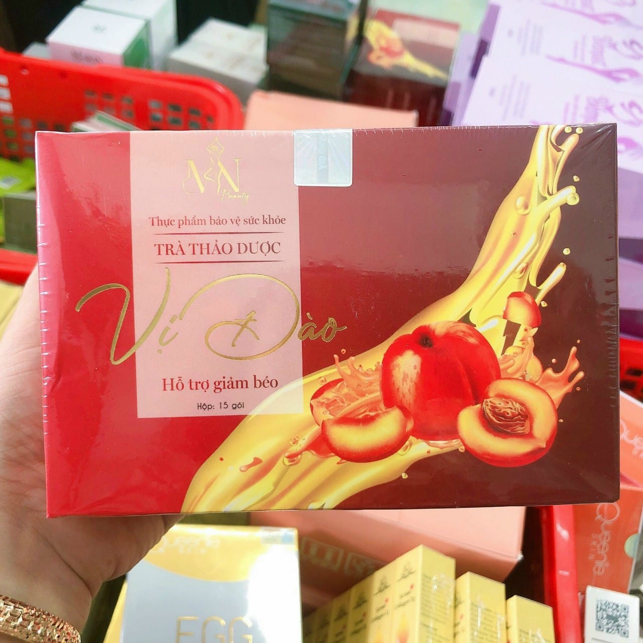 🍑 trà thảo dược vị đào - hỗ trợ giảm béo 🍑