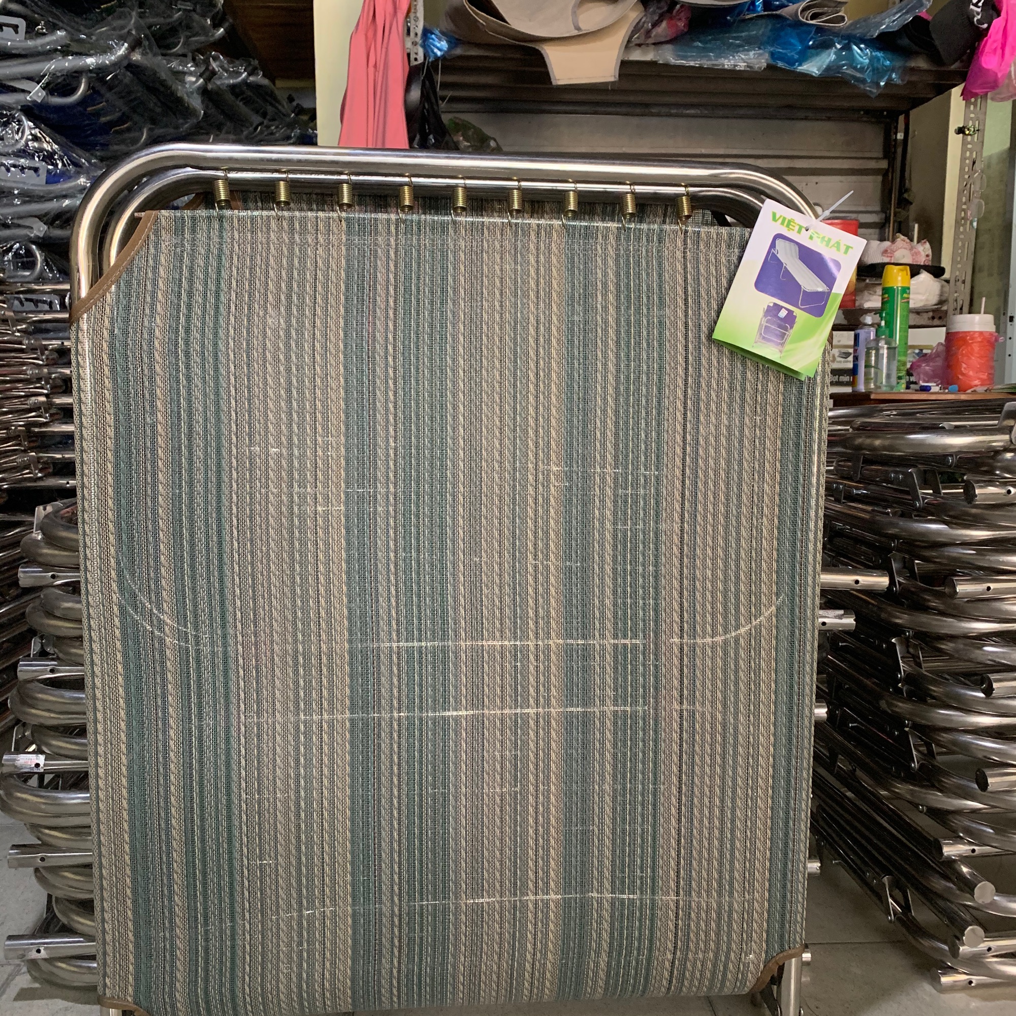 [HCM]Giường xếp inox Việt Phát mua tận gốc mà sử dụng