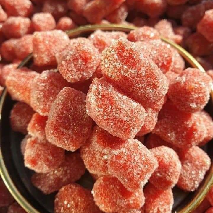 MỨT DÂU TÂY ĐẶC SẢN ĐÀ LẠT Túi 500gr. ăn vật shop bách hóa hạt dinh dưỡng. kẹo Mứt dâu tây