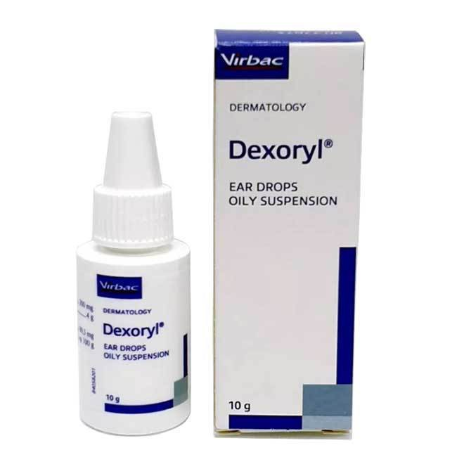 Thuốc trị viêm tai và ngoại kí sinh trùng cho cún mèo Dexoryl