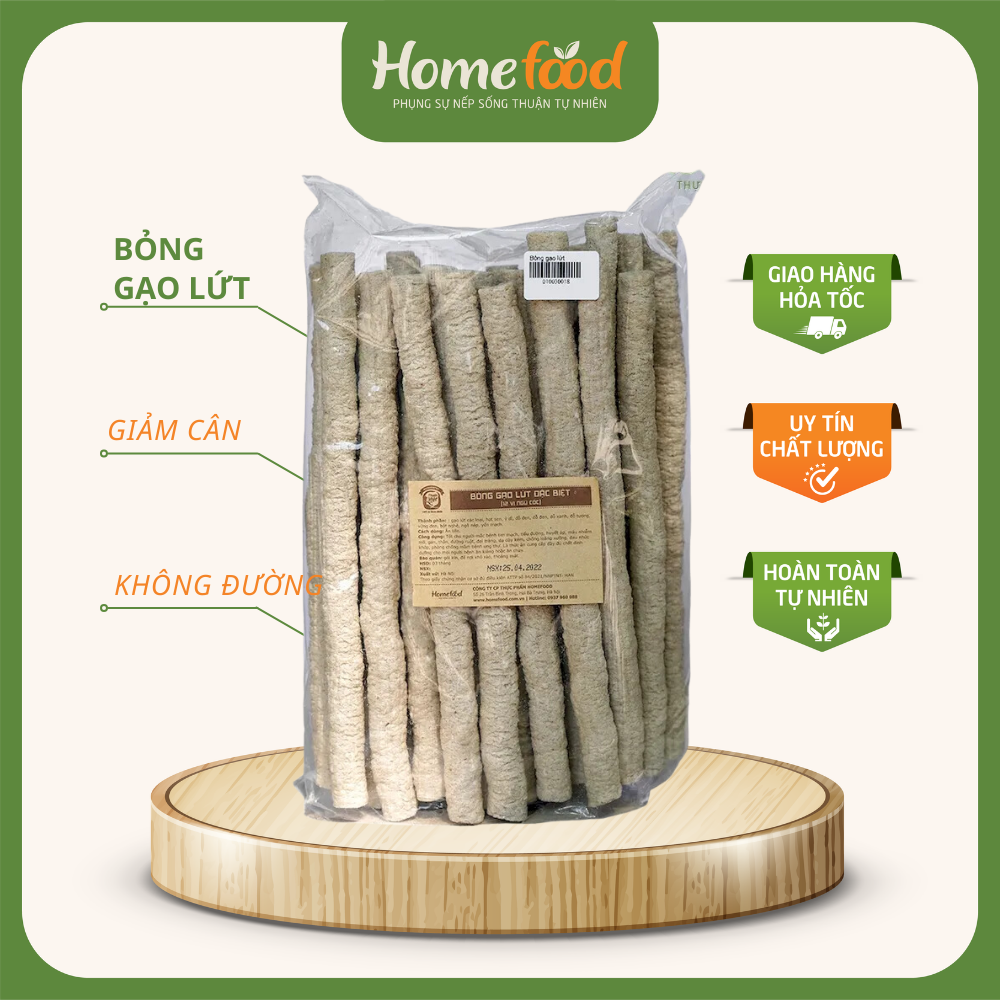 Bỏng gạo lứt HOMEFOOD/Bỏng gạo lứt giảm cân giữ dáng