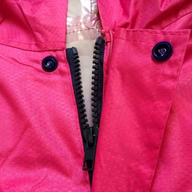 [HCM]Áo mưa dây khoá kéo vẩy cá cao cấp (Áo mưa măng tô)