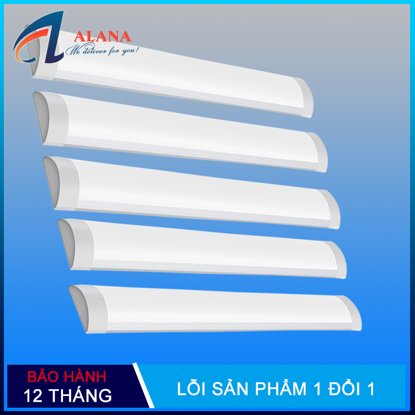 Bộ 5 đèn led tuýp bán nguyệt 0.6 mét-22w