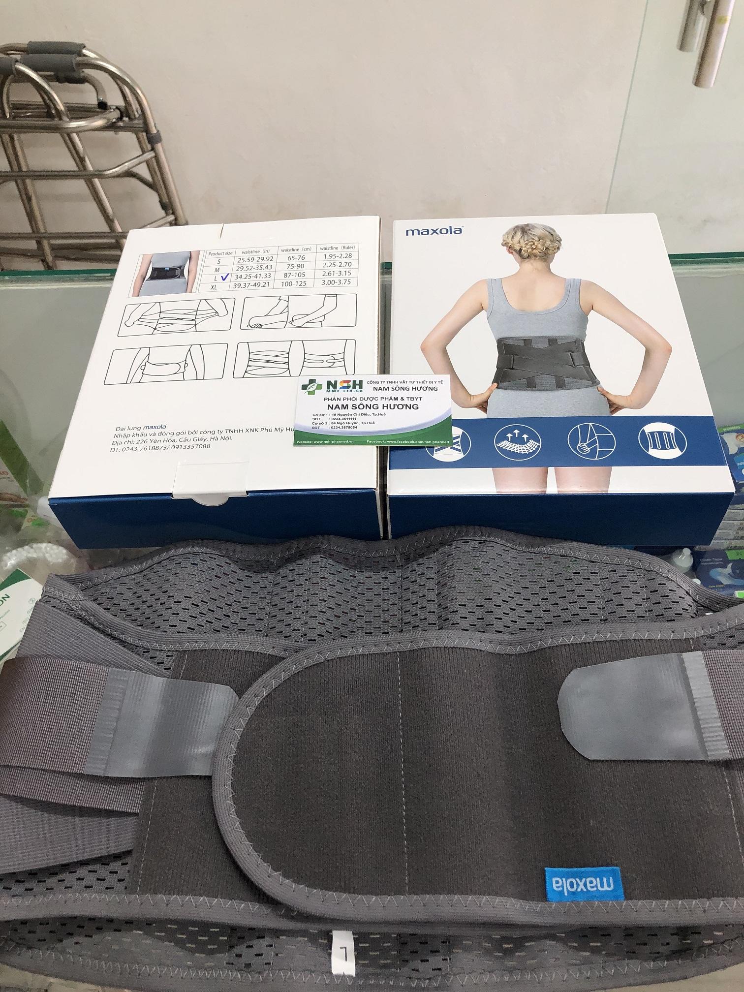 [ĐẠI LÝ] ĐAI THẮT LƯNG CỘT SỐNG, ĐAI TRI ĐAU LƯNG THOÁT VỊ ĐĨA ĐỆM CAO CẤP MAXOLA NHẬT BẢN