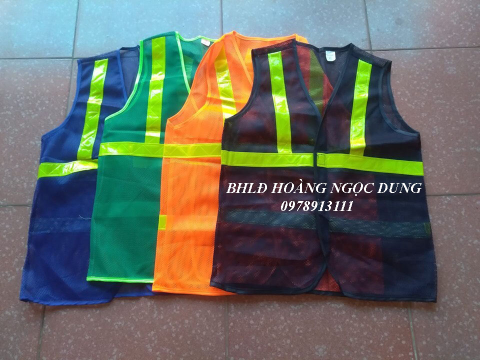 Áo lưới phản quang, áo lưới bảo hộ lao động, áo khoác bảo hộ lao động công nhân công trường,áo lưới bảo hộ lao động