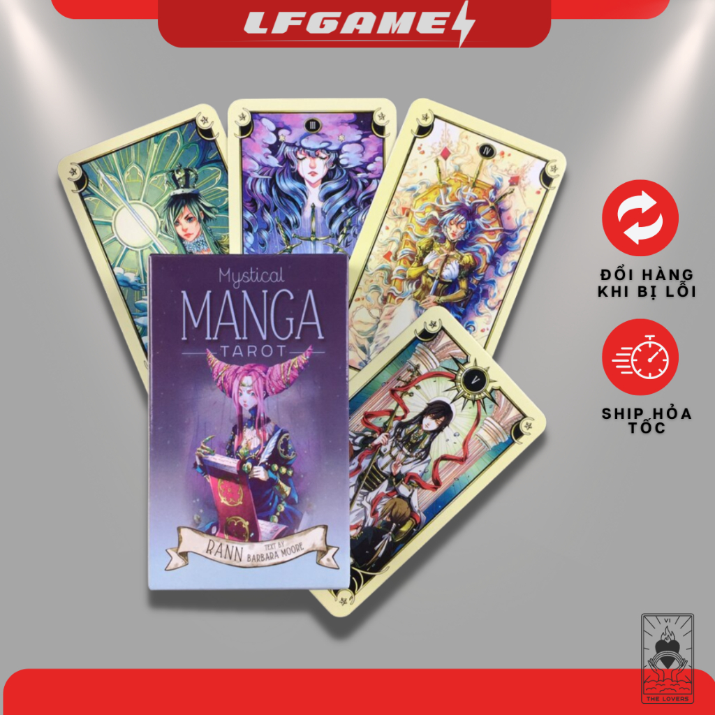 Bộ Tarot Mystical Manga Bộ bói bài tarot oracle
