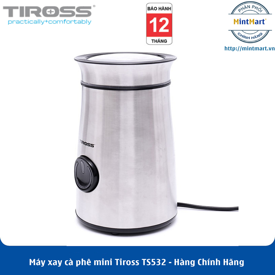Máy xay cà phê mini Tiross TS532 - Hàng Chính Hãng