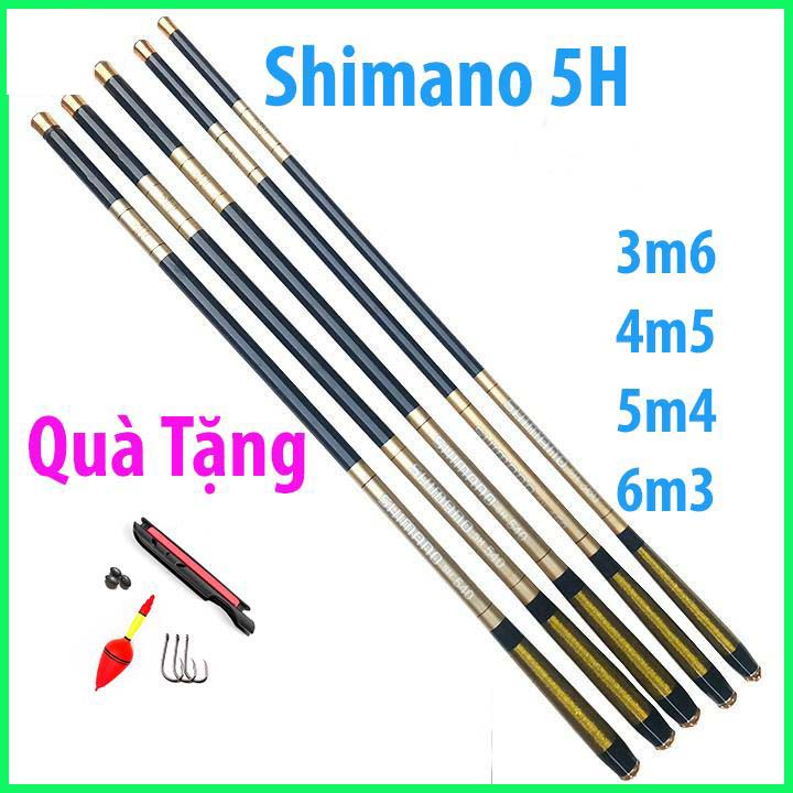 Cần Câu Tay Shimano 5H - Cần Câu Đủ Size 3m6 4m5 5m4 6m3 Giá Rẻ