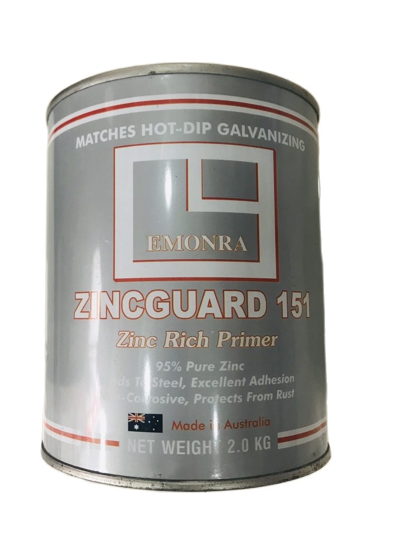 SƠN MẠ KẼM LẠNH ZINC GUARD ZG151 - EMONRA AUSTRALIA [1 LIT ~ 2Kg], THAY THẾ MẠ KẼM NHÚNG NÓNG [ZINCGUARD Galvilite Galvanizing Repair Compound]