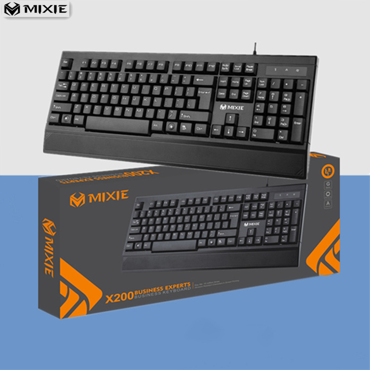 BÀN PHÍM MÁY TÍNH MIXIE X200 [FREESHIP] BÀN PHÍM VĂN PHÒNG THIẾT KẾ PHÍM ERGONOMIC THÔNG MINH KHÔNG ĐAU TAY KHI BẤM LÂU