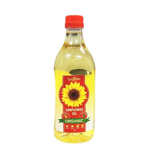 Sungarden Organic Cold-Pressed Sunflower Cooking Oil 1L