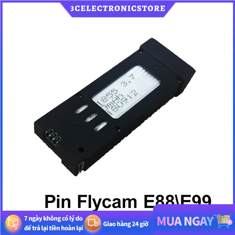   FREESHIP🎁 Pin Flycam E99 E88 ,P9 dung lượng cao loại 3.7V 1800mAh hàng chính hãng Drones Battery 