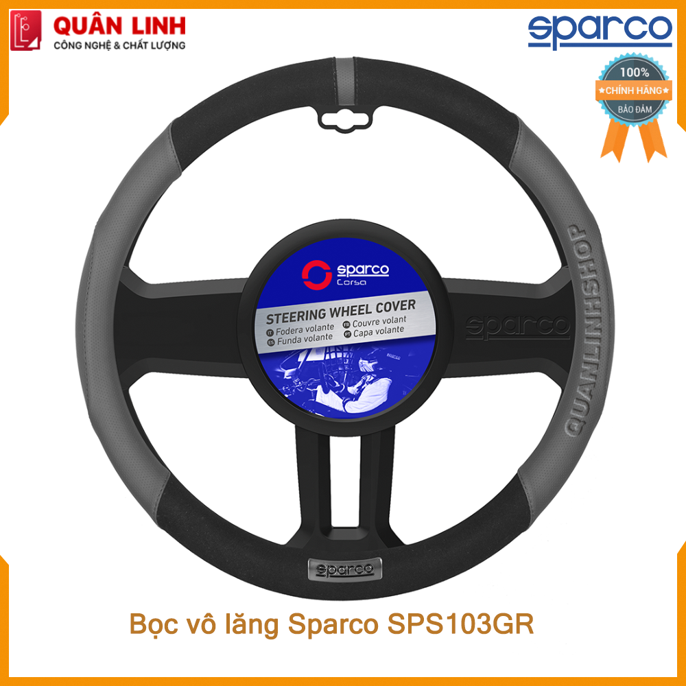 Bọc vô lăng Sparco SPS103GR