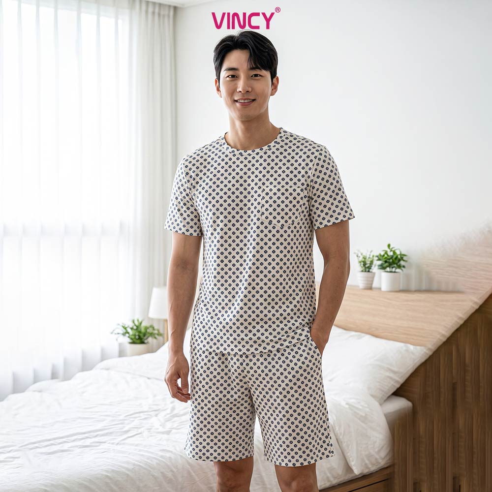 MST01S6T01-BỘ SHORT THUN NAM VỚI THIẾT KẾ CỔ TRÒN ĐƠN GIẢN MANG LẠI SỰ NĂNG ĐỘNG VÀ THOẢI MÁI