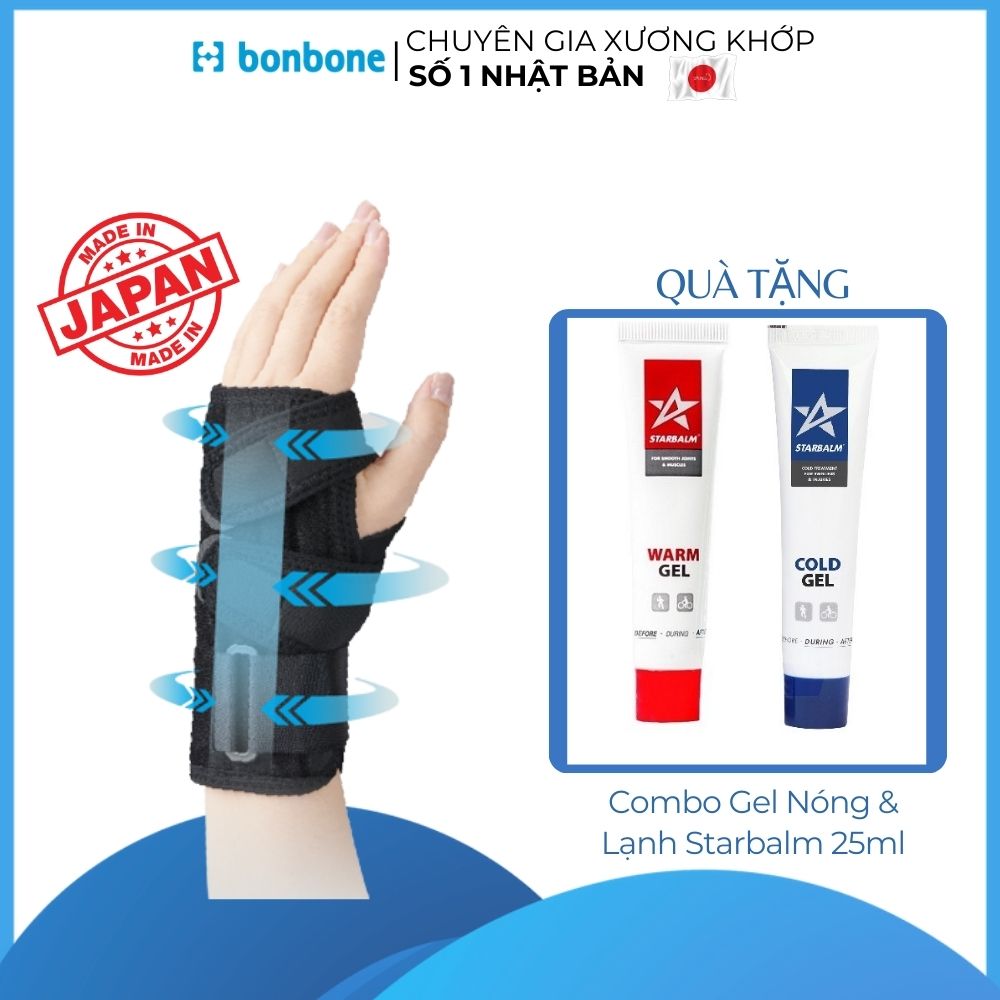Đai bó cố định cổ tay bonbone wrist guard cố định chắn chắn cổ tay khi bị chấn thương