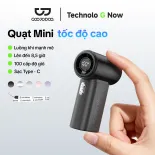 Quạt Cầm Tay Mini GOOJODOQ 4000mAh-5 cấp độ gió-Siêu nhẹ 95g-Sử Dụng Lên Đến-Bảo Hành