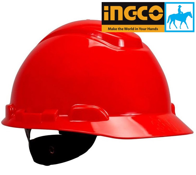 Nón bảo hộ lao động đỏ total chính hãng ingco tsp611 hsh10