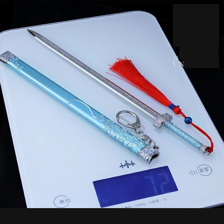 Mô hình móc khóa kiếm bản Lam up Trần Tình Lệnh Ma đạo tổ sư