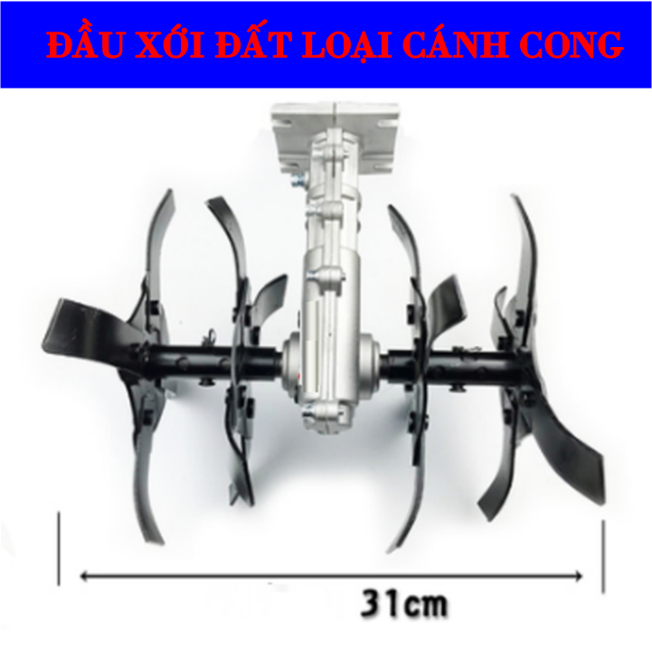 Đầu xới đất lắp máy cắt cỏ - Đầu xới đất lắp máy cắt cỏ - Loại cánh cong