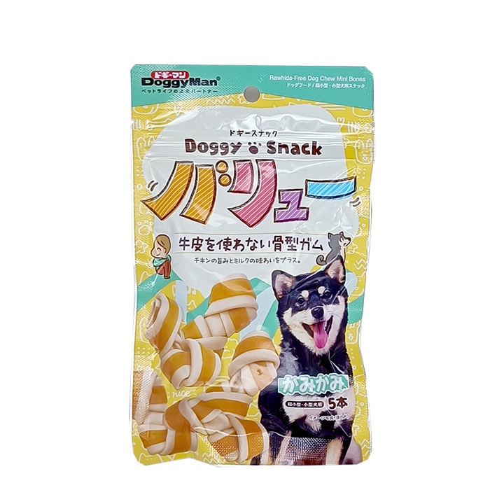 Xương gặm cho chó Xương nơ Doggy Man Hương sữa - Phụ kiện thú cưng Hà Nội