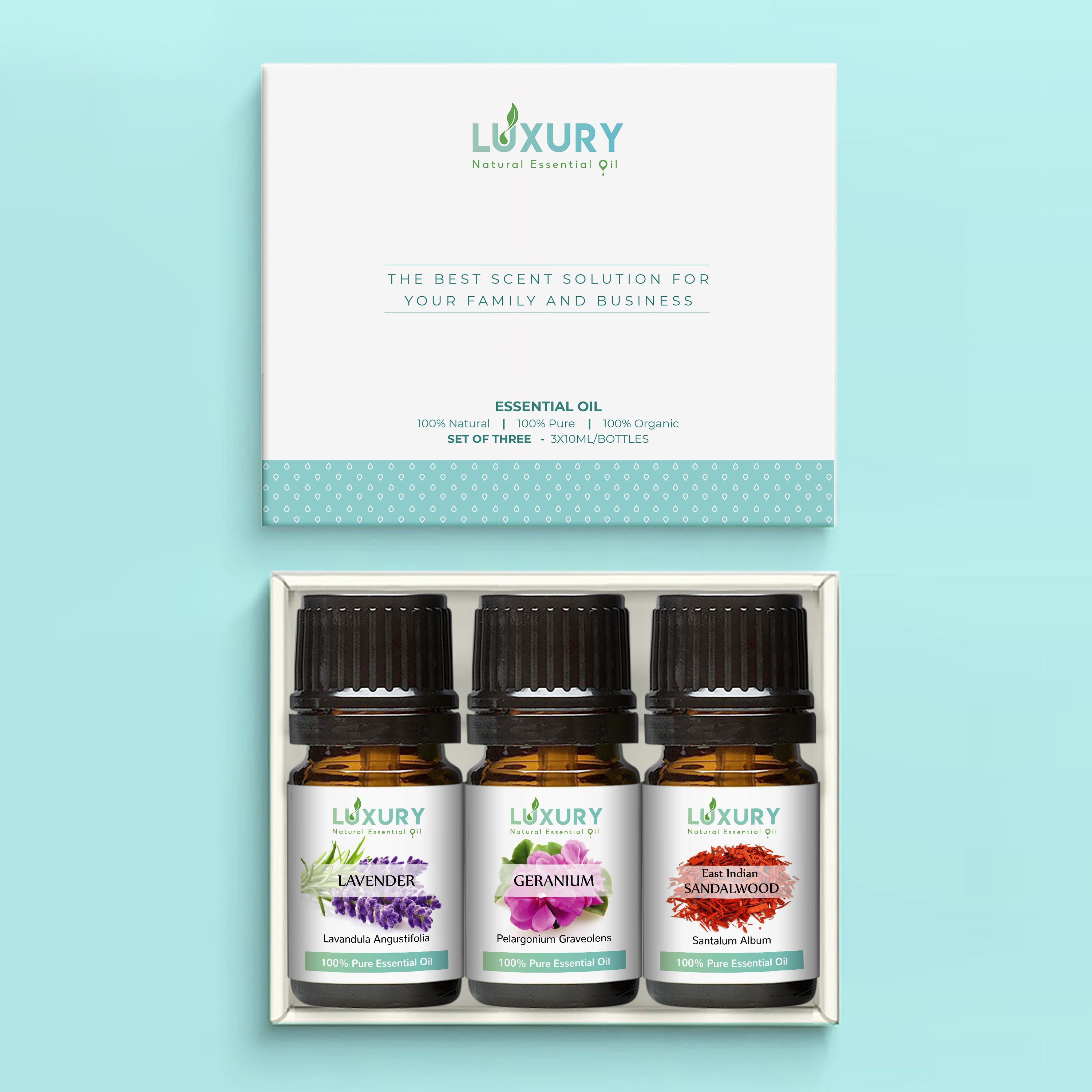 🎈FREESHIP🎈Set 3 Chai Tinh Dầu Cho Phòng Ngủ Luxury Oil 100% Thiên Nhiên Nguyên Chất Từ  Đàn Hương, Oải Hương, Phong Lữ | Tinh Dầu Cao Cấp Nhập Khẩu, Đa Công Dụng, An Toàn Cho Sức Khỏe, 10ml - LUXURY ESSENTIAL OIL