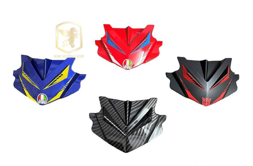 [ HCM ]  Ốp Mão ,ốp đầu đèn Sừng Gắn EXCITER MÀU CARBON VÀ (Màu Đen Nhám Đỏ) , Uy Tín, Chất Lượng, Mua Ngay
