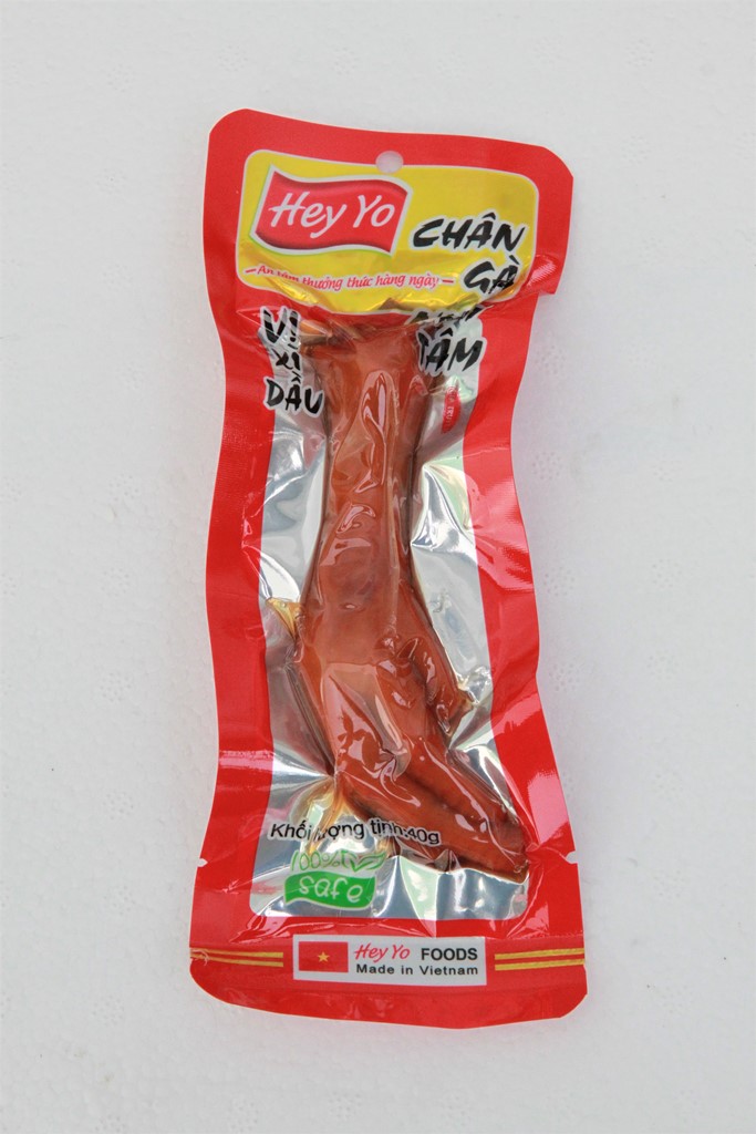 Chân gà cay vị xì dầu hey yo