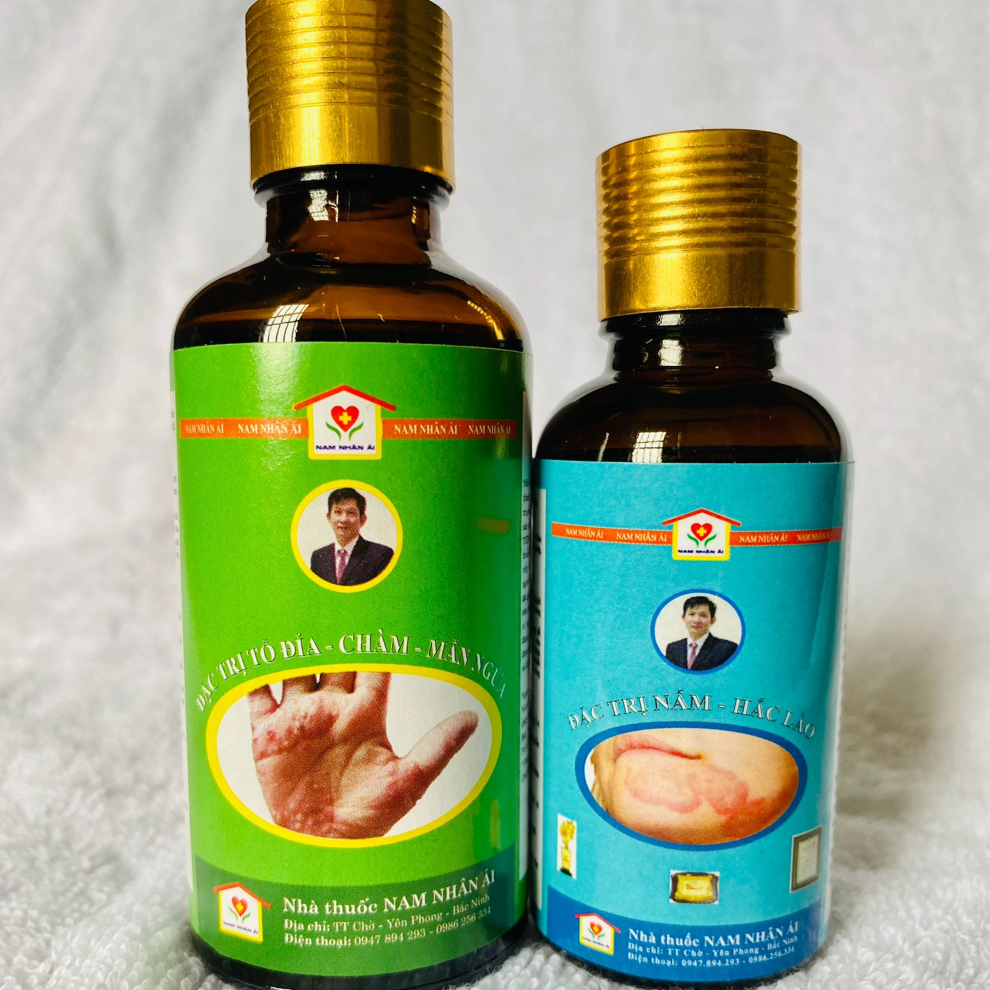 Tổ đỉa, chàm, mẩn ngứa, hắc lào, lác đồng tiền, nấm bẹn ông Lam