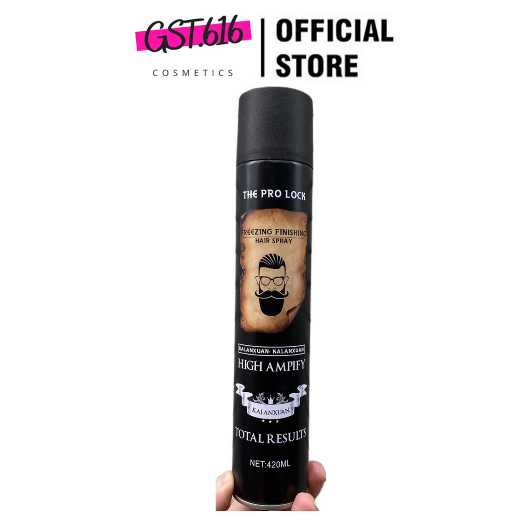 Gôm xịt tóc tạo kiểu giữ nếp nam nữ chính hãng giá rẻ THE PRO LOCK