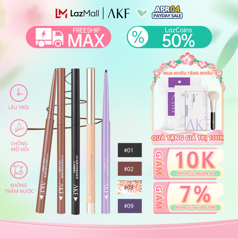 【AKF Bút kẻ mắt AKF 2mm chống thấm nước lâu trôi  chống nhòe