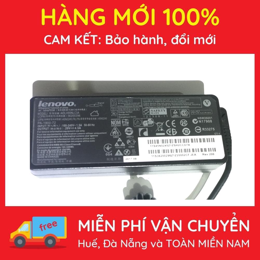 Hàng mới 100%! sạc cho laptop lenovo thinkpad sl300 sl310 sl400 sl410 sl500 sl510 4.5a 90w bảo hành 12 tháng + tặng dây nguồn 15m !