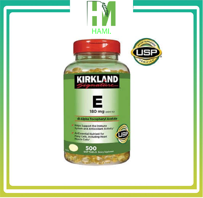 Vitamin E 400 IU 500 viên Kirkland - HÀNG CANH SALE