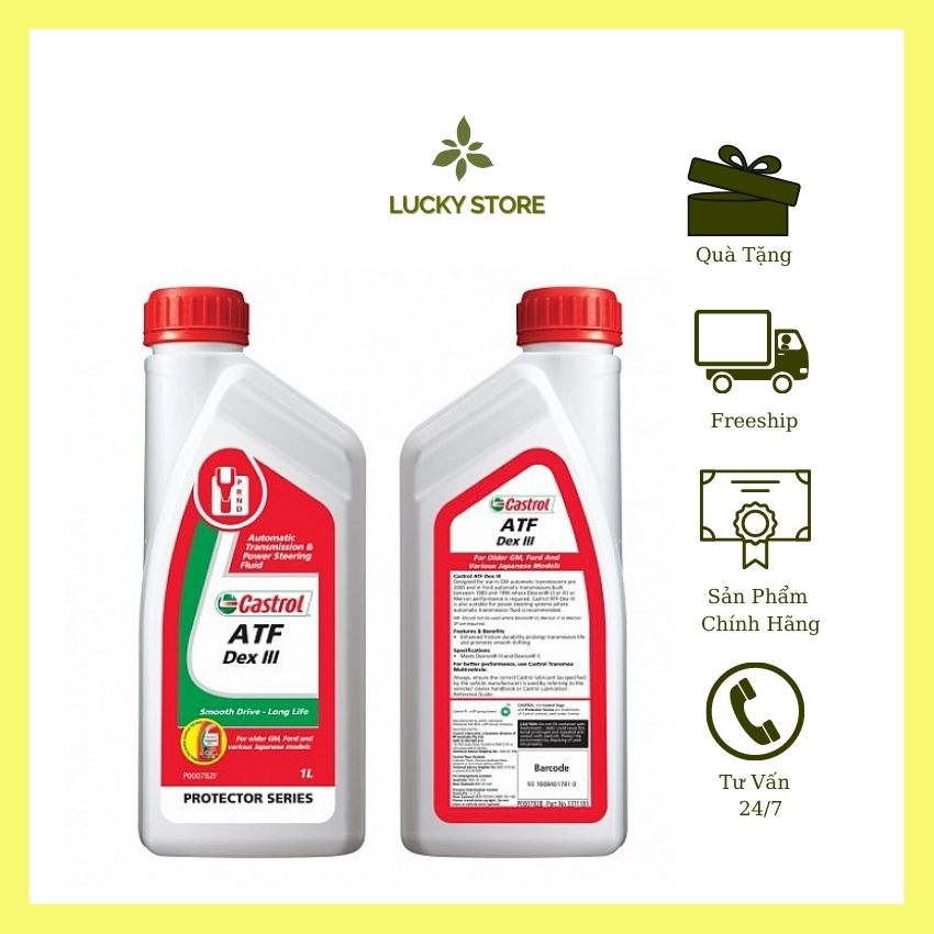 Dầu hộp số tự động, tay lái Chính hãng Castrol, LUCKY STORE