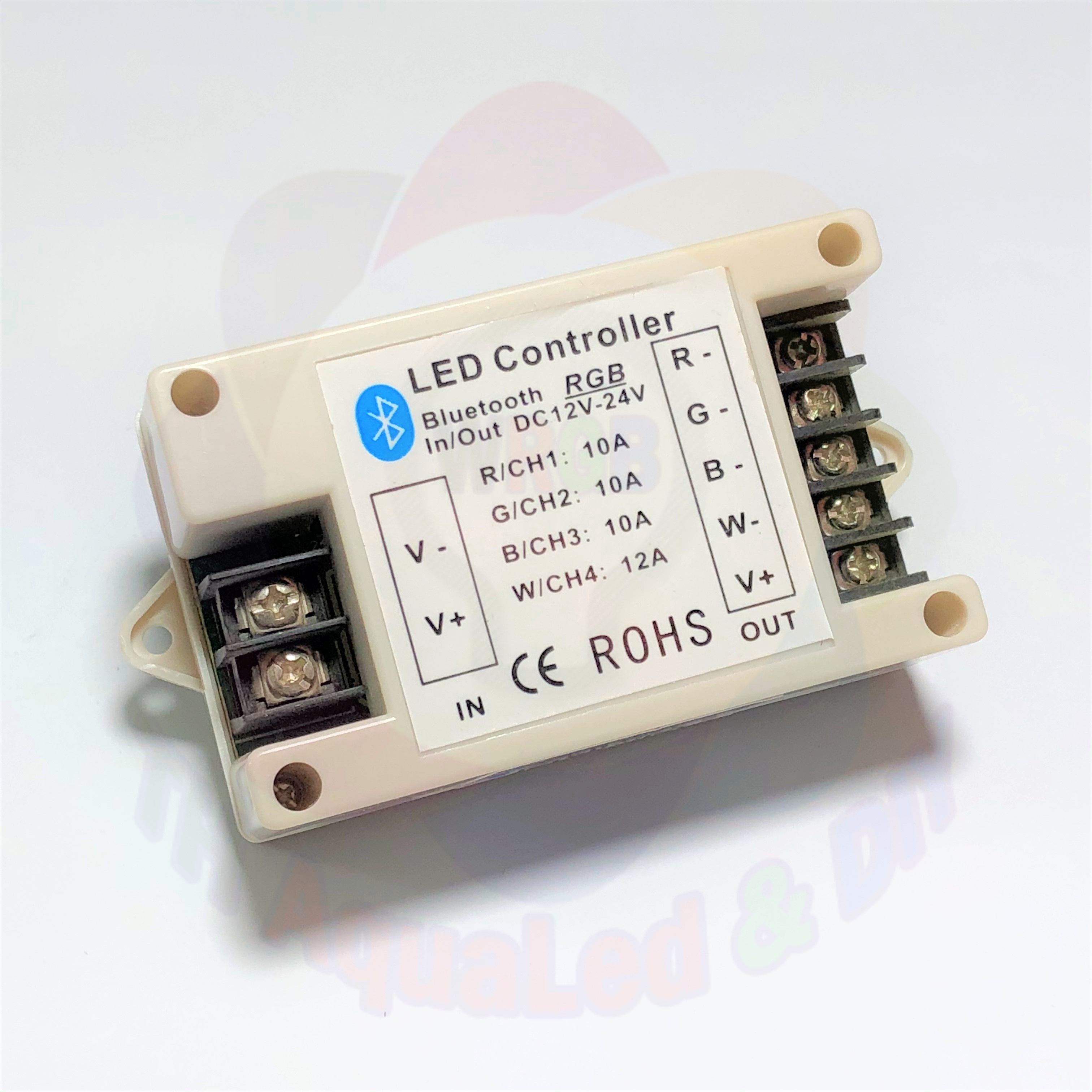 Controller RGB/WRGB Bluetooth/Wifi dùng APP điện thoại, bộ điều khiển đèn LED 3 kênh 4 kênh đa năng công suất cao