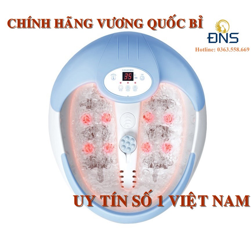 Bồn ngâm chân, massage chân hồng ngoại lanaform luxury- nhập khẩu bỉ