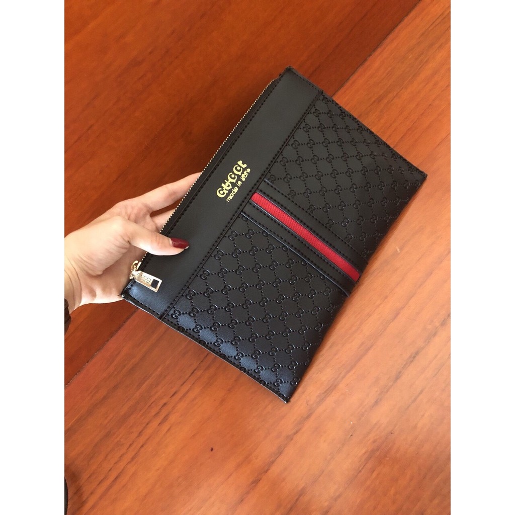 ❡♙♧ Clutch cầm tay Unisex Ví kẹp nách nam