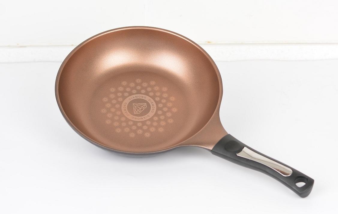 Chảo chống dính kim cương HappyCook 28cm KCFP-28