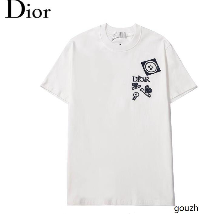 Dior x Daniel Arsham Eroded Oblique Grey T Shirt  Crepslocker  Pre Owned   On Curve Vit tshirt med djup halsringning och långa ärmar