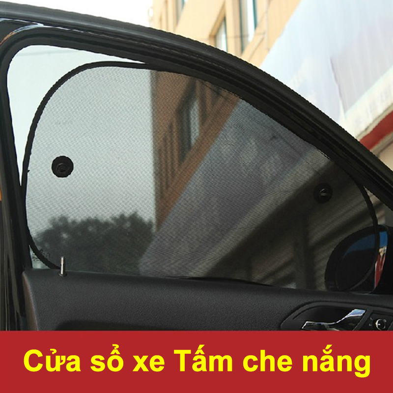 1 bộ 2 tấm che cửa sổ xe, tấm che nắng, tấm cách nhiệt chống muỗi, (65 * 38cm) màu đen