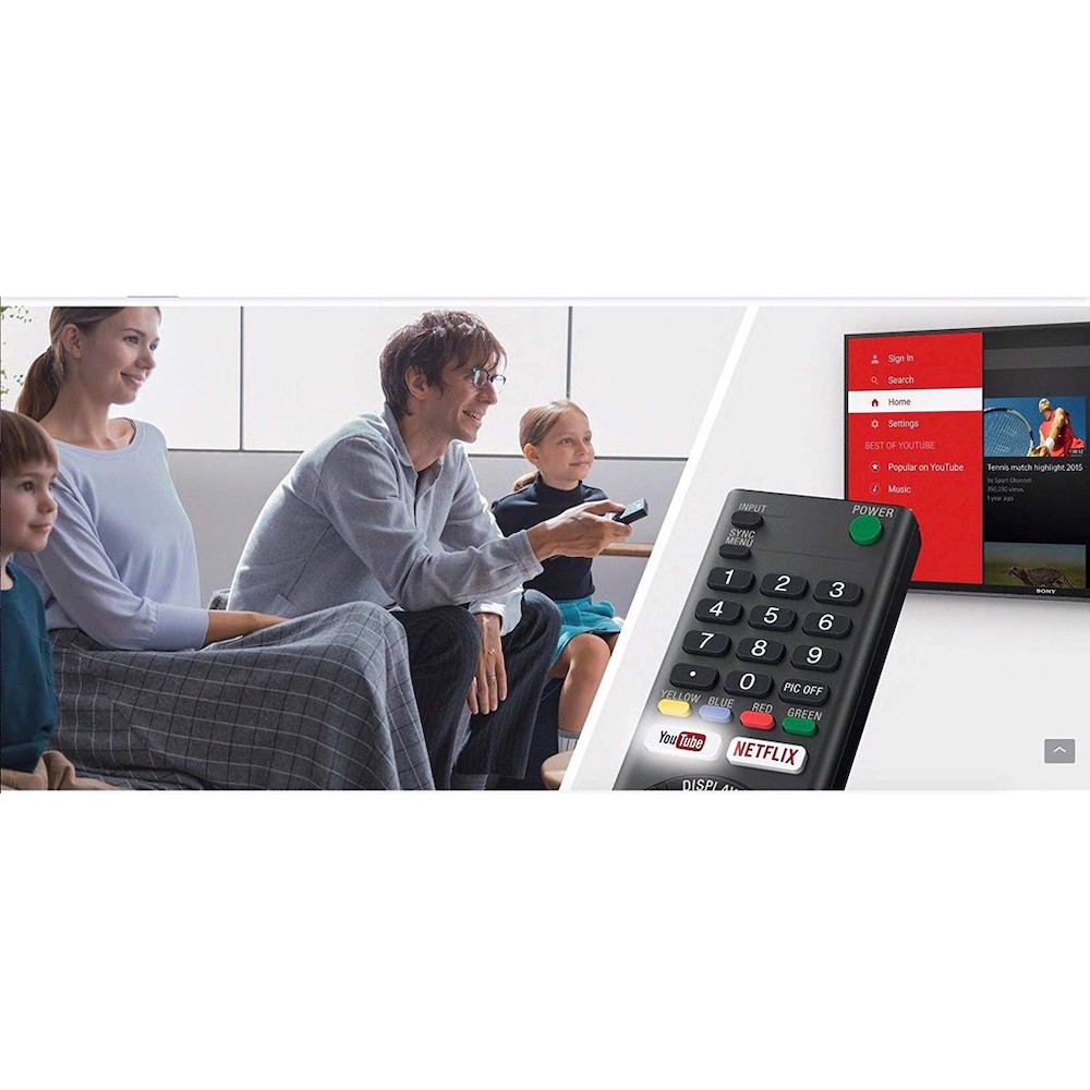 Điều khiển TV Sony Smart đa năng TX300P TẶNG PIN Loại Đẹp Sử dụng cho tất cả các dòng TV SONY SMART 2