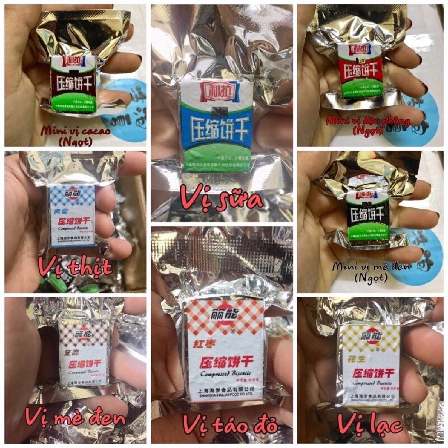Sỉ 1 thùng 5kg lương khô mini mix nhiều vịhkfoods an vathkfoods an vat