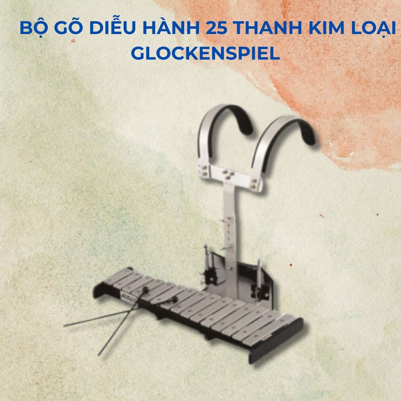 Đàn Chuông Glockenspiel 25 Phím JBGS0625 Kèm Dùi Gõ Cho Học Sinh & Ban Nhạc
