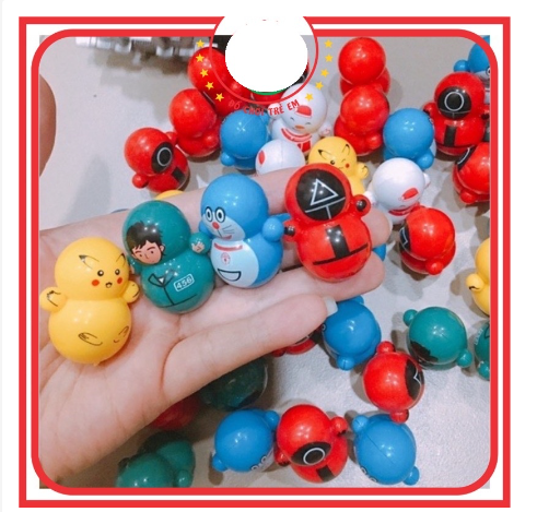 Set 50-100 -150 con Lật đật mini squid game đồ chơi cho bé nhiều mẫu dễ thương