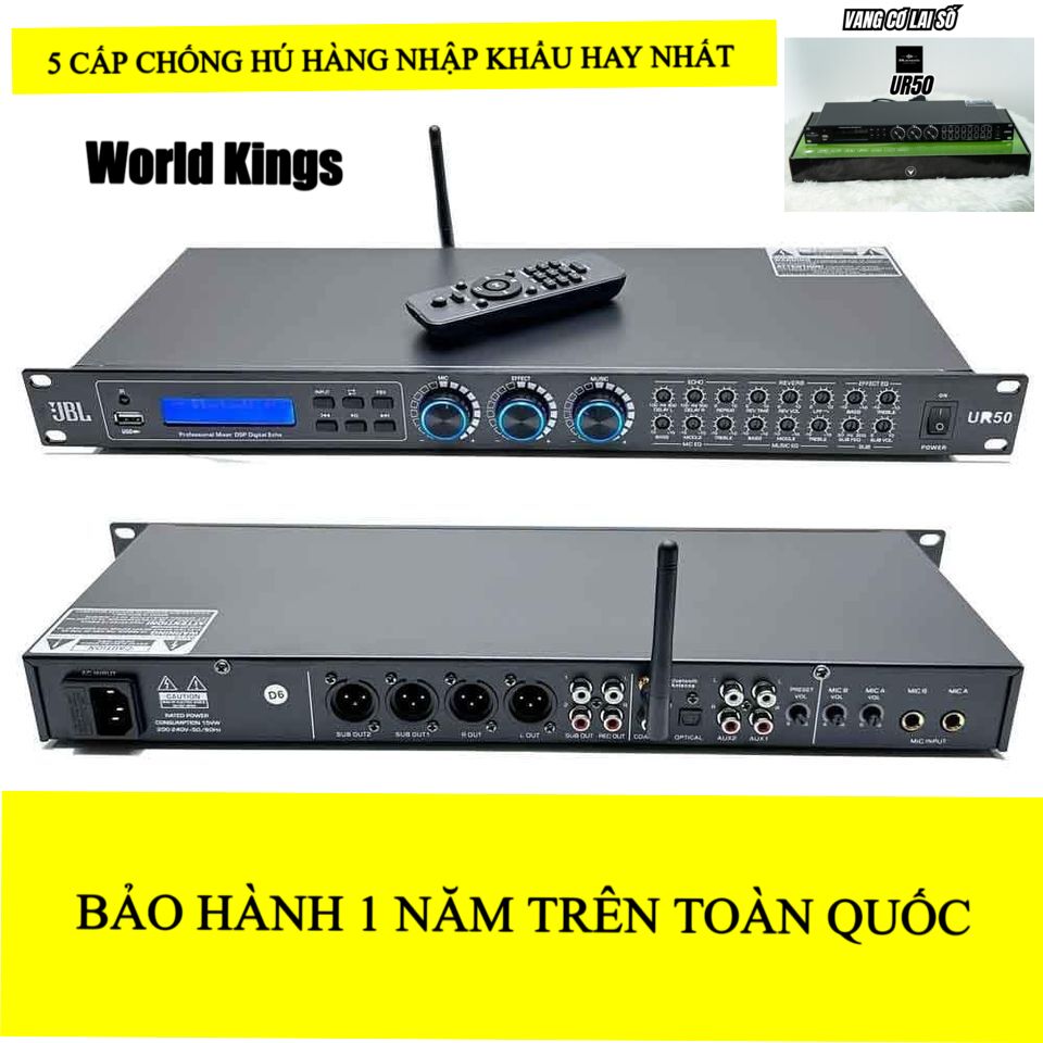 Vang Cơ Lai Số Jbl Ur50 Mới Nhất 2023 Bản Nâng Cấp Màn Hình Cực Đẹp Chống Hú Tối Ưu Tiếng Ca Mềm Mại Reverb Hay Led Nhảy Theo Nhạc Chip Reverd Riêng Tiếng Như Vang Số Đầy Đủ Kết Nối Bảo Hành 1 Năm.