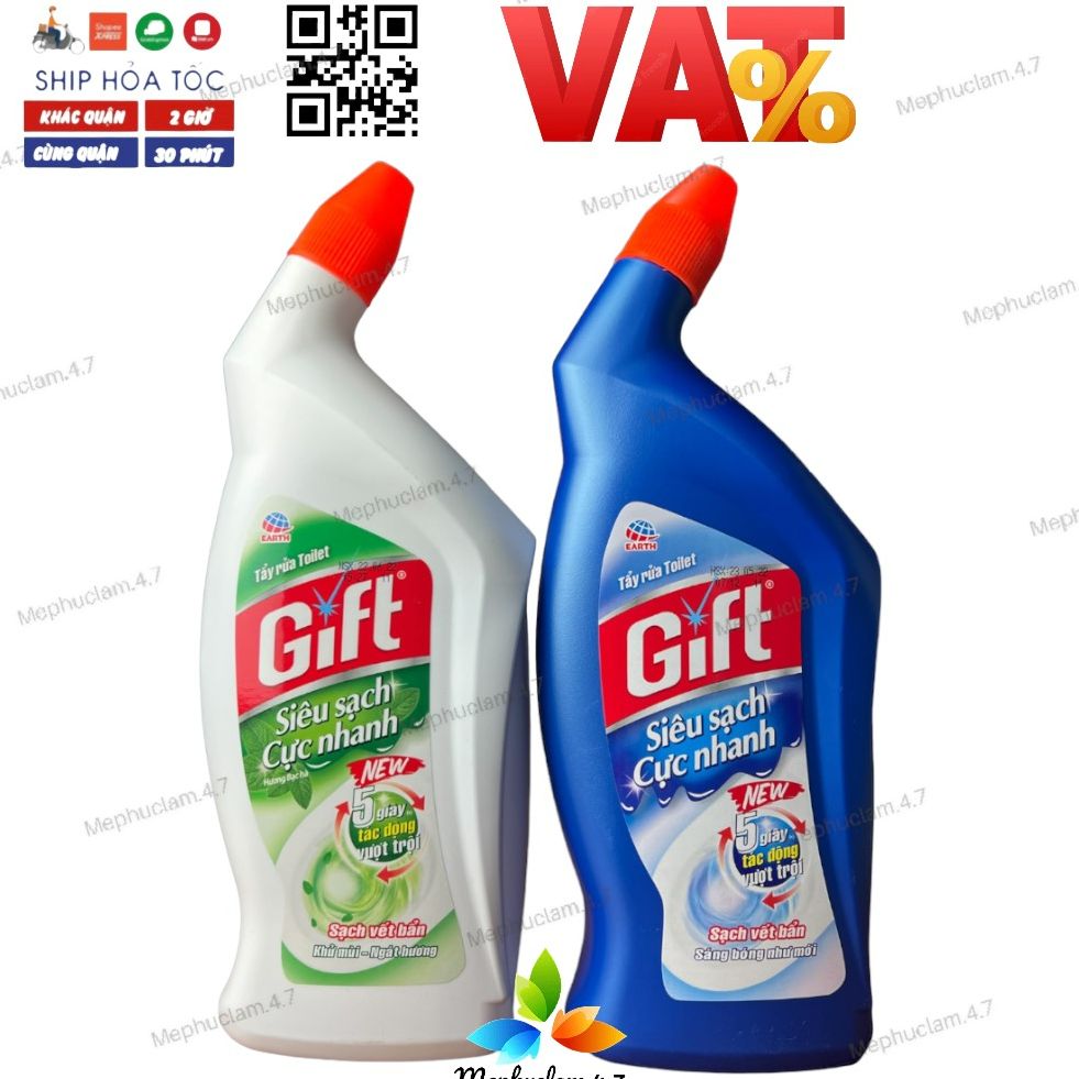 Tẩy rửa Toilet Gift chai