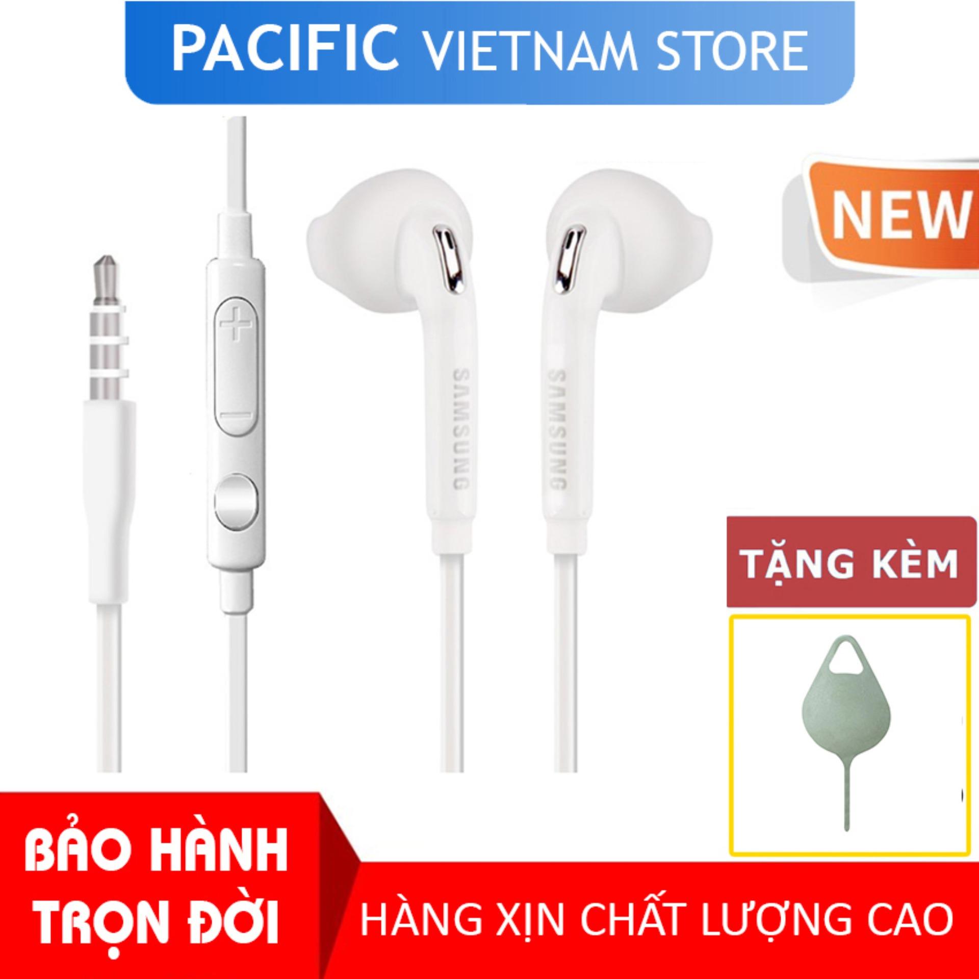 Tai nghe samsung galaxy s7, s7 edge, s6, s6 edge, note 5, note fe eg920 2019 new + tặng que chọc sim pacific