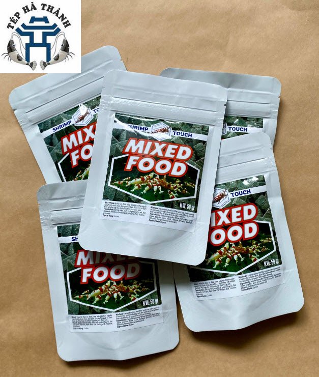 Thức ăn tép cảnh cao cấp mixed food - gói 50gr